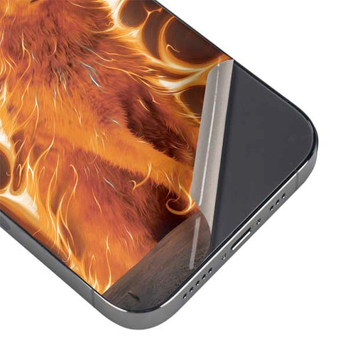 Vincent Hie Phoenix Wolf iPhone 14 Pro Skin